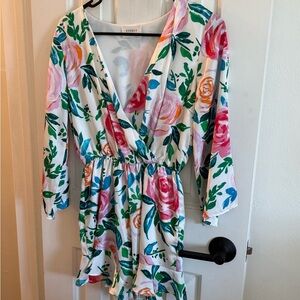 Everly Multicolor Floral Romper
